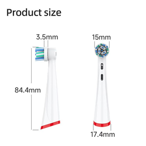 Têtes de <span class=keywords><strong>brosse</strong></span> à dents de rechange compatibles avec <span class=keywords><strong>Oral</strong></span>-<span class=keywords><strong>B</strong></span> iO Series 7 8 <span class=keywords><strong>9</strong></span>, têtes de rechange pour nettoyage professionnel, lot de 2/4 noir et blanc - Product Image 3