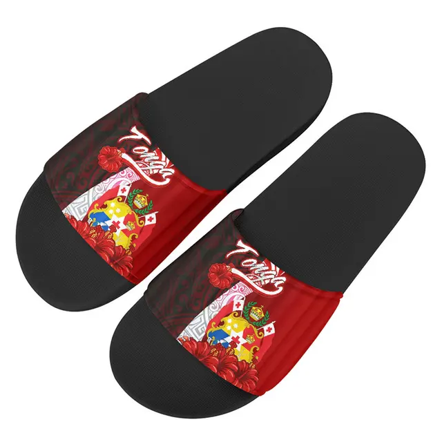 Benutzer definierte Designer Polynesian Tonga Hausschuhe Pvc Sohle Herren Hausschuhe Summer Beach Weibliche Rutsch sandalen Bester Lieferant Günstiger Großhandel