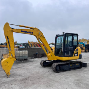Komatsu มือสองรถตักตีนตะขาบ PC56 5.6ตันของญี่ปุ่นแกนมือสองรวมถึงมอเตอร์เกียร์แบริ่ง EPA ตามมาตรฐาน - Product Image 1
