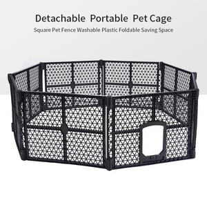 Multifunctionele <span class=keywords><strong>Plastic</strong></span> Opvouwbare Hondenkooien Premium Petpoorten En Pennenmeubels Voor Uw Harige Vrienden - Product Image 2