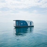 Hôtel flottant de conception européenne avec application de pod de réunion - Maison de plage en bord de mer pour séjour en famille