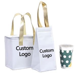 Neoprene <b>Lunch</b> <b>Box</b> Thermal Bag <b>Insulated</b> Cooler Bag Custom Cheap Reusable Aluminium Foil Food Customized Printing - Product Image 4