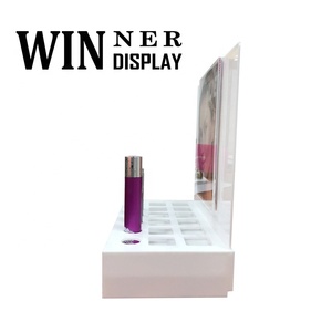 Tùy chỉnh sặc sỡ vẻ đẹp hiển thị Kệ Acrylic Lip huyết thanh truy cập đứng cho trang điểm hiển thị - Product Image 4