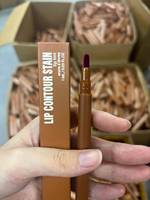 Vente en gros sous marque privée : Rouge à lèvres longue tenue de haute qualité, résistant à l'eau, et crayon à lèvres teinté pour maquillage