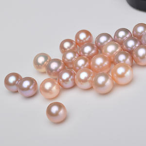 Perlas Redondas de Agua Dulce Rosadas de 13-14 mm al por Mayor, Perlas Sueltas de Origen Natural, Directamente de los Fabricantes - Product Image 3