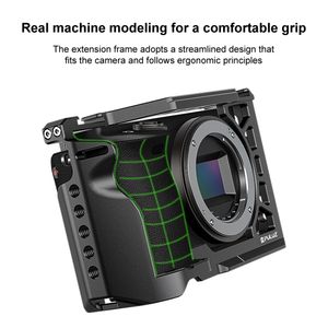 สำหรับ <span class=keywords><strong>Sony</strong></span> <span class=keywords><strong>A6500</strong></span> / A6400 / A6300 / A6000 PULUZ ชุดอุปกรณ์เสริมตัวกันสั่นแบบติดตั้งบนเคสโลหะสำหรับกล้อง - Product Image 5