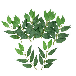 Kemin Artificial Green <b>Leaf</b> Garland Table Decoration Wedding Party <b>Decor</b> 6ft Long Realistic Faux Plant <b>Wall</b> Hanging - Product Image 2