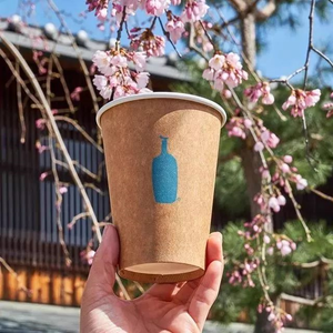 Design gratuito usa e getta a prova di testa carta da stampa flessografica tazza da caffè coperchio in plastica tazza di carta 8 oz bicchieri di carta caffè personalizzati - Product Image 4