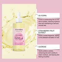 Huiles parfumées aux phéromones de marque privée Le délicieux parfum de fraise nourrit la peau Hydratant Confort longue durée Soins de la peau