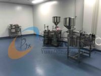 Remplisseuse verticale semi-automatique à piston pneumatique pour pâtes nutritionnelles pour animaux, onguents médicamenteux pour animaux et pâtes à haute viscosité