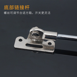 Cabinet Flip Down Support Rod Aluminum Alloy Gas <b>Spring</b> Damping Buffer For Wall Cabinets Easy Installation - Product Image 5