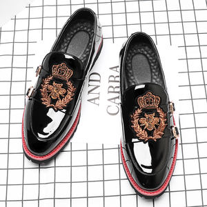 Mocassins de Ville et de Bureau pour Hommes, Nouvelle Collection 2024, Tendance, en Cuir PU Imperméable, Légers, pour l'Automne - Product Image 3