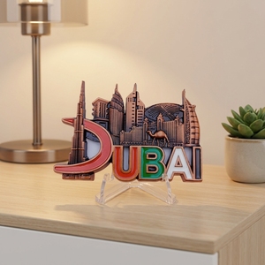 Pegatinas de Aleación de Zinc para Refrigerador del Hotel Burj Khalifa, Dubái, Francia, Estados Unidos, República Checa, Bélgica, España, Macao - Product Image 1