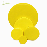 Bouchons d'extrémité et protections de bride en plastique jaune LDPE DIN PN 10 PN 16 pour la protection des tubes DN150 à DN250