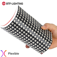 LED flessibile digitale programmato individualmente indirizzabile 8x32 8x8 16x16 ws2812b matrice pannello led