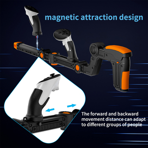Nouveauté : Support de fusil magnétique VR pour <span class=keywords><strong>Meta</strong></span> <span class=keywords><strong>Quest</strong></span> 2/3/3S, poignée de manette de jeu de tir, accessoires étendus pour <span class=keywords><strong>Quest</strong></span> 3/3s - Product Image 5