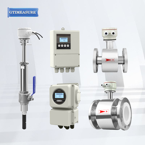 Đồng hồ đo lưu lượng điện từ lưu lượng kế được sử dụng cho nước thải nước thải hiển thị kỹ thuật số 4-20mA RS485 24VDC nước bia bùn - Product Image 4