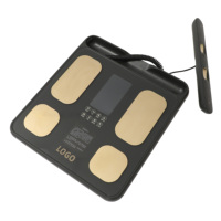 Gran pantalla LED balanza Personal hogar electrónico Digital Balanza de peso corporal baño inteligente báscula de grasa corporal API