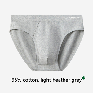 Cuecas Personalizadas para Homens, Estilo Boxer de Algodão de Cintura Média para Homens, Fábrica/Produtor de Cuecas Masculinas com Logo Personalizado - Product Image 4