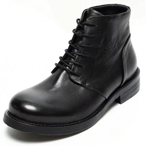 Botas para Hombre 2026, Nuevas, con Suela de Cuero Genuino, a la Moda, con Cordones, Botines para Hombres Jóvenes - Product Image 1