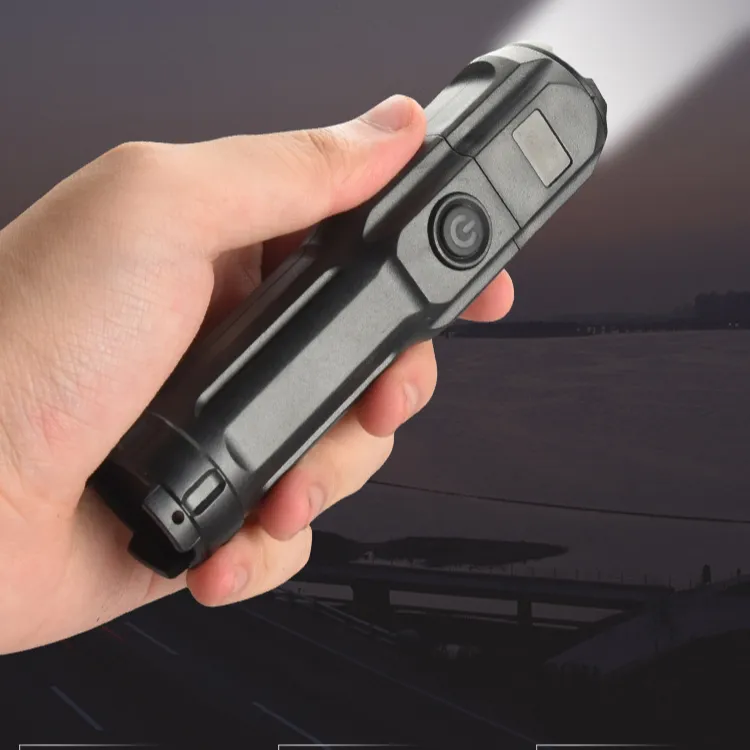 Waterproof Highlight Portable Zoom Camping Flashlight Usb Rechargeable Led Mini Tactical Flashlights