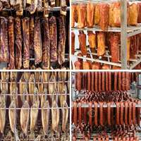 Fumoir domestique à gaz en acier inoxydable 304 pour poisson, viande, saucisses, capacité 30 kg, électrostatique - Prix
