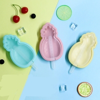 Huishoudelijk Ijs Fruit Siliconenvormen, Ananas En Mango Snelvriesijsblokjes, Chocoladetaartvormen