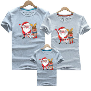 2024 listo <span class=keywords><strong>para</strong></span> enviar moda algodón Navidad <span class=keywords><strong>camiseta</strong></span> mamá papá niños bebé juego de colores <span class=keywords><strong>camiseta</strong></span> de Navidad <span class=keywords><strong>para</strong></span> la familia - Product Image 4