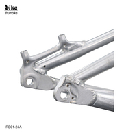Alliage d'aluminium de couleur personnalisée 26 27.5 29 pouces cadre de frein à disque cadre de vélo de saut de saleté cadre de vélo vtt