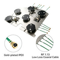 Module d'antenne interne WiFi 6 MIMO 6dBi double bande 2.4G 5G avec support métallique U.FL MHF1 pour routeur et passerelle