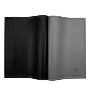 سجادة طعام للحيوانات الأليفة من السيليكون الآمن غذائيًا، بلون واحد، غير قابلة للانزلاق، سهلة التنظيف، مقاومة للماء، مناسبة لأوعية الكلاب والقطط، مع إمكانية إضافة شعار مخصص. - Product Image 2