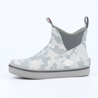 Bottes de pluie YL487 en néoprène imperméables antidérapantes pour hommes, idéales pour la pêche et les activités de plein air (vente en gros)