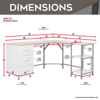 AJUNION Bureau de jeu promotionnel au design élégant de haute qualité avec cadre en acier et tiroirs de rangement Table d'ordinateur pour joueurs de jeux PC