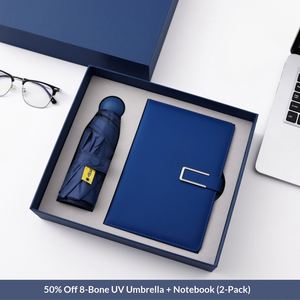 Juego de Regalo de Agenda/Organizador de Cuero PU de Tapa Dura A5 de Lujo, Impresión en Relieve, Logotipo Personalizado, Color Exquisito, Regalos Corporativos - Product Image 4