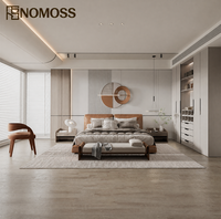 Ensemble de chambre à coucher King Size prêt à l'emploi, collection coordonnée de meubles (lit, armoire, coiffeuse) pour projets d'aménagement intérieur d'hôtels et de villas