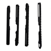 Rail de guidage coulissant en acier inoxydable et aluminium, sur mesure, de haute qualité, durable, pour accessoires de chasse, usiné CNC, anodisé avec précision