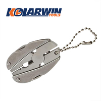 KolarwinCamping outils Portable extérieur Mini outils multifonctions outil de poche porte-clés pince couteau tournevis porte-clés