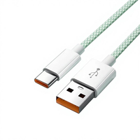 Câble USB-C vers USB-C 60W PD à charge rapide, tressé en nylon, durable, pour smartphone, tablette, iPhone 17, Android