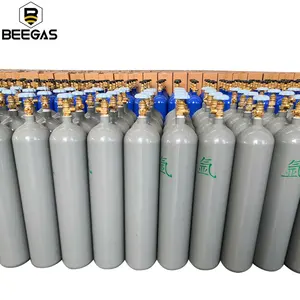 중국 공장 공급 40 리터 아르곤 병 6M3 원활한 아르곤 용접 가스 실린더 99.999% 아르곤 가스