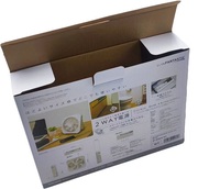 Boîte d'emballage en carton ondulé personnalisable, écologique et recyclable, avec impression dorée, pour vêtements et cadeaux – Prix négociable