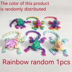 Vashine Figura de Acción de Lagarto Impresa en 3D, Colección de Animales, Juguetes para Niños, Figura Flexible de Cristal Cabrite, Souvenir de Zoológico, Juguetes para Niños - Product Image 3