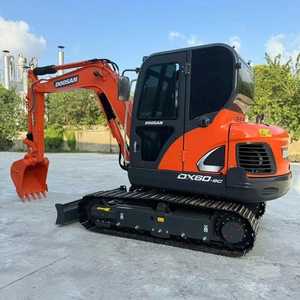 DX60-9C Doosan d'occasion de haute qualité mini-pelle de 6 tonnes pelle sur chenilles Doosan 60 à vendre - Product Image 3