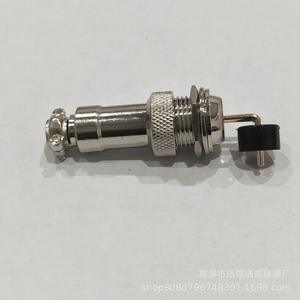 Connecteur à broches courbées Gx12, en alliage de zinc, plaqué or, connecteur d'aviation en cuivre pour l'ingénierie électrique, soudage de circuits imprimés - Product Image 3