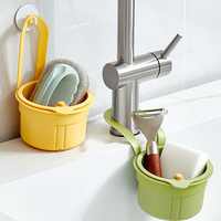 Küchen helfer Werkzeuge Waschbecken Abfluss sieb Modernes Design Hängender Kunststoff ablauf Automatischer automatischer Entleerung filter korb