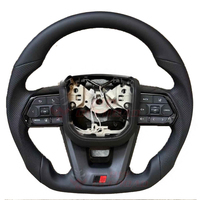 Volant en cuir texturé pour pick-up 4x4, pour Toyota Hilux N70 N80 LC200 Land Cruiser Prado, volant de course en cuir personnalisé