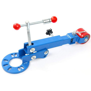Outil de rouleau de garde-boue bleu pour la réparation de carrosserie Outil de réparation de pneu en aluminium pour le reformage et l'extension du passage de <span class=keywords><strong>roue</strong></span> - Product Image 1