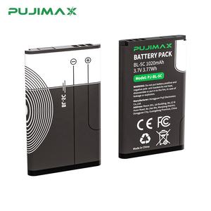 PUJIMAX 3,7V BL-5C Ersatzakku für Chinesische Mobiltelefone, Kompatibel mit Broadcast Radio/Nokia 2600 2700 3100 3110 5130 6230 6230i N70 - Product Image 1