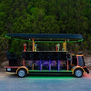 Bicicleta Eléctrica de 16 Asientos para <span class=keywords><strong>Team</strong></span> Building, Bicicleta de Bar con Pedales y Bicicleta de Cerveza para Paseos Urbanos - Product Image 2