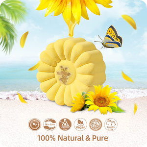 ฉลากส่วนตัวที่กําหนดเองดอกไม้ฤดูร้อนรูปร่างมังสวิรัติ Essentl น้ํามันอาบน้ําระเบิดน้ํามันหอมระเหยออร์แกนิกฝักบัว Steamer - Product Image 4