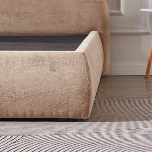 Camas Modernas al por Mayor, Tamaño Queen y King, Armazones de Madera Tapizados, Muebles de Dormitorio con Almacenamiento, Opción de Tamaño Individual Disponible - Product Image 6